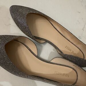 Nine West Sparkly Flats Size 8.5